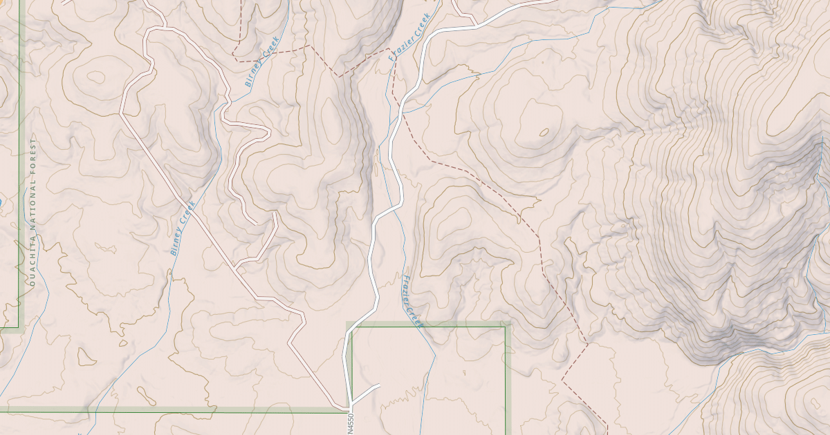 Map preview of NORTH FRAZIER CREEK
