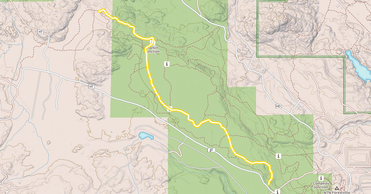 Map preview of Noquemanon Trail
