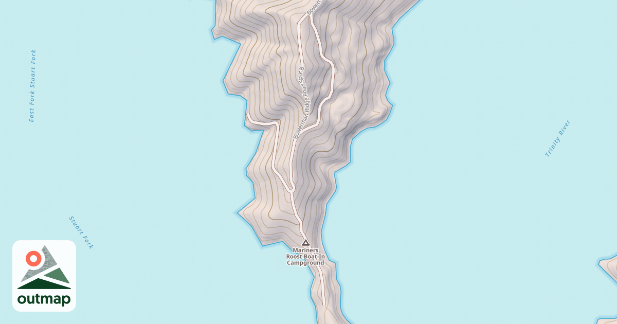 Map of BOWERMAN RIDGE