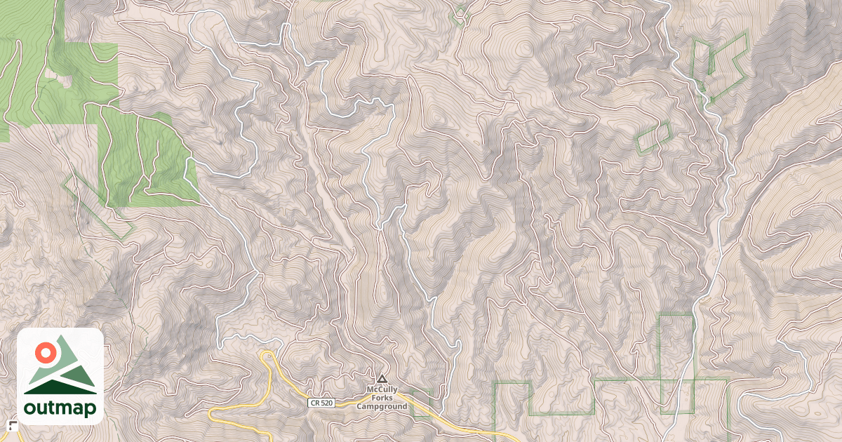 Map of USFS National Forest System Roads {0524E72D-1F37-4063-BD35-7CB12852E89F}