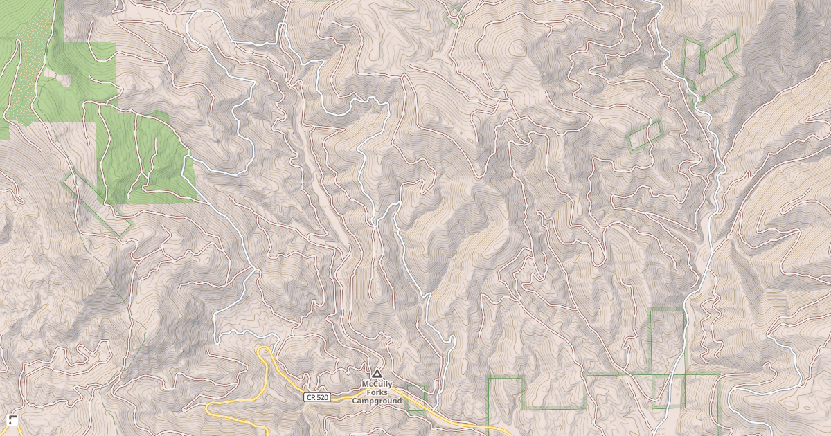 Map preview of USFS National Forest System Roads {0524E72D-1F37-4063-BD35-7CB12852E89F}