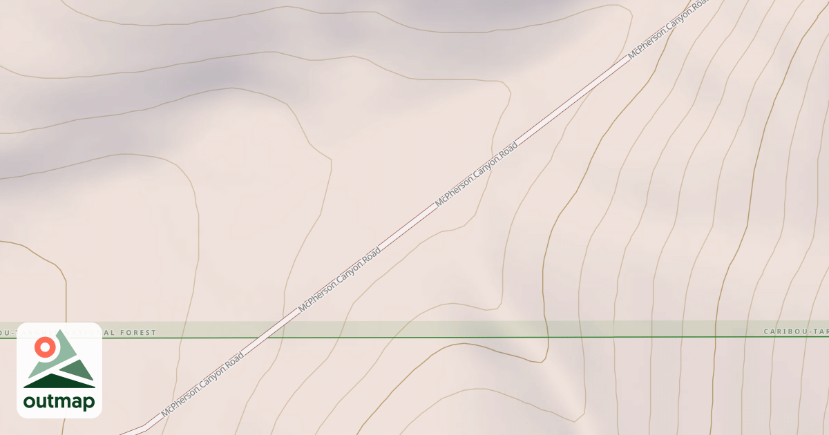 Map of MCPHERSON CANYON