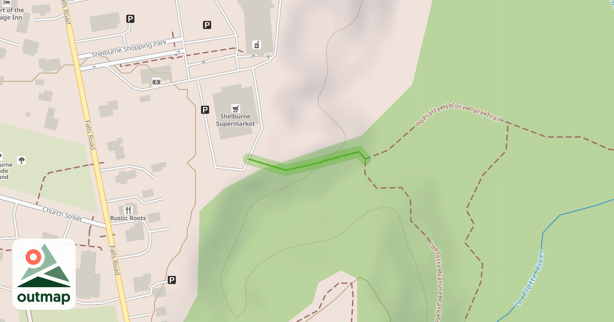 Map of LaPlatte Nature Park Trail