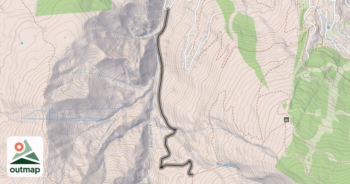 Map of Mud Springs