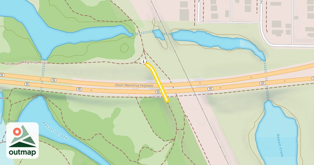 Map of Luce Line Regional Trail