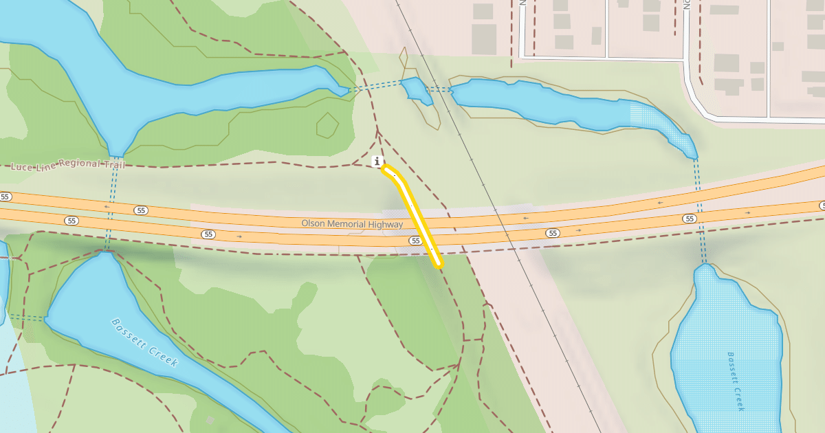 Map preview of Luce Line Regional Trail