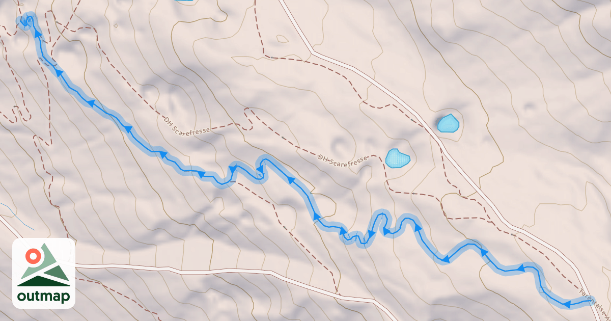 Map of DH Fresse Taga