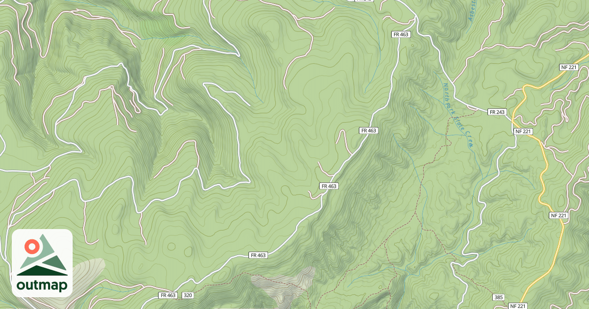 Map of DAIRY MOUNTAIN
