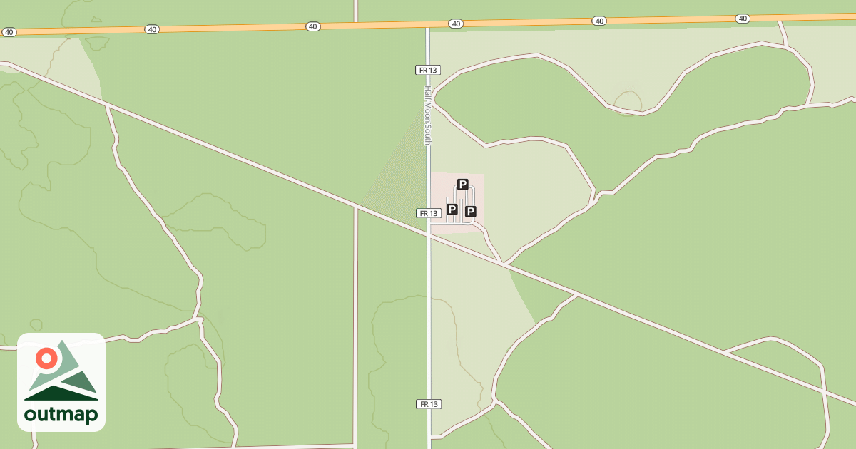 Map of HALFMOON SOUTH