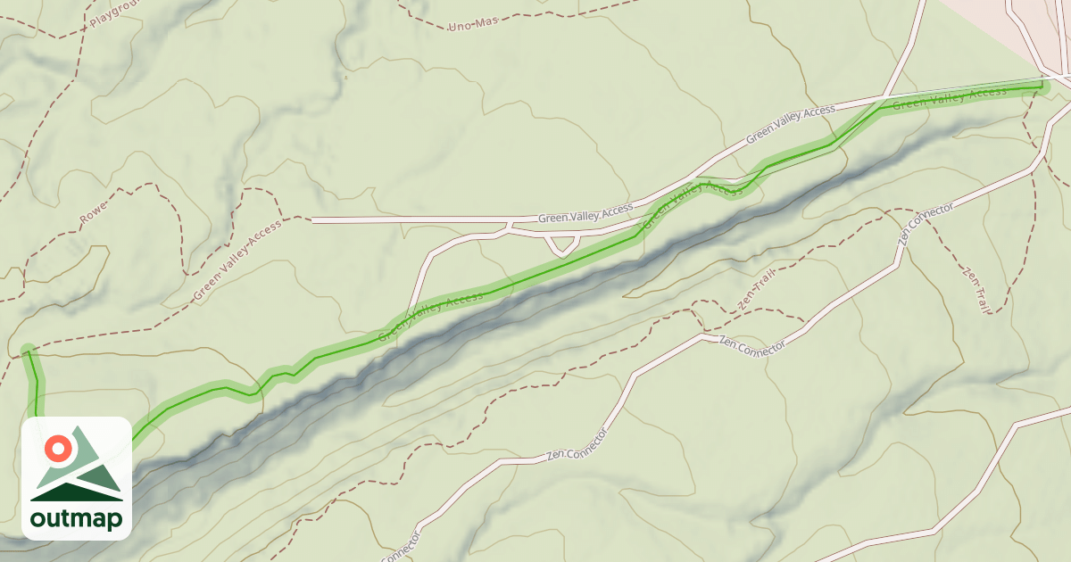 Map of Green Valley Access