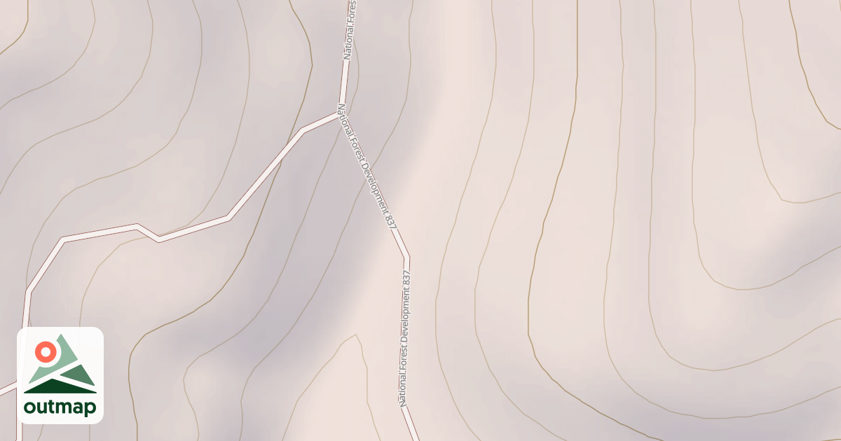 Map of NORTH FORK DEADMAN