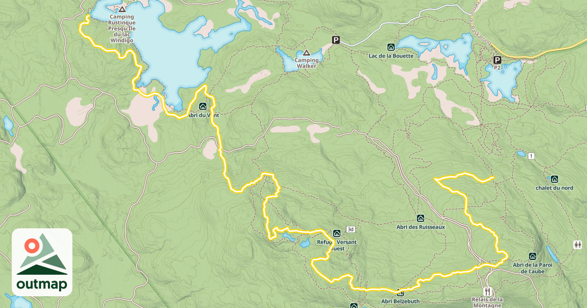 Map of A