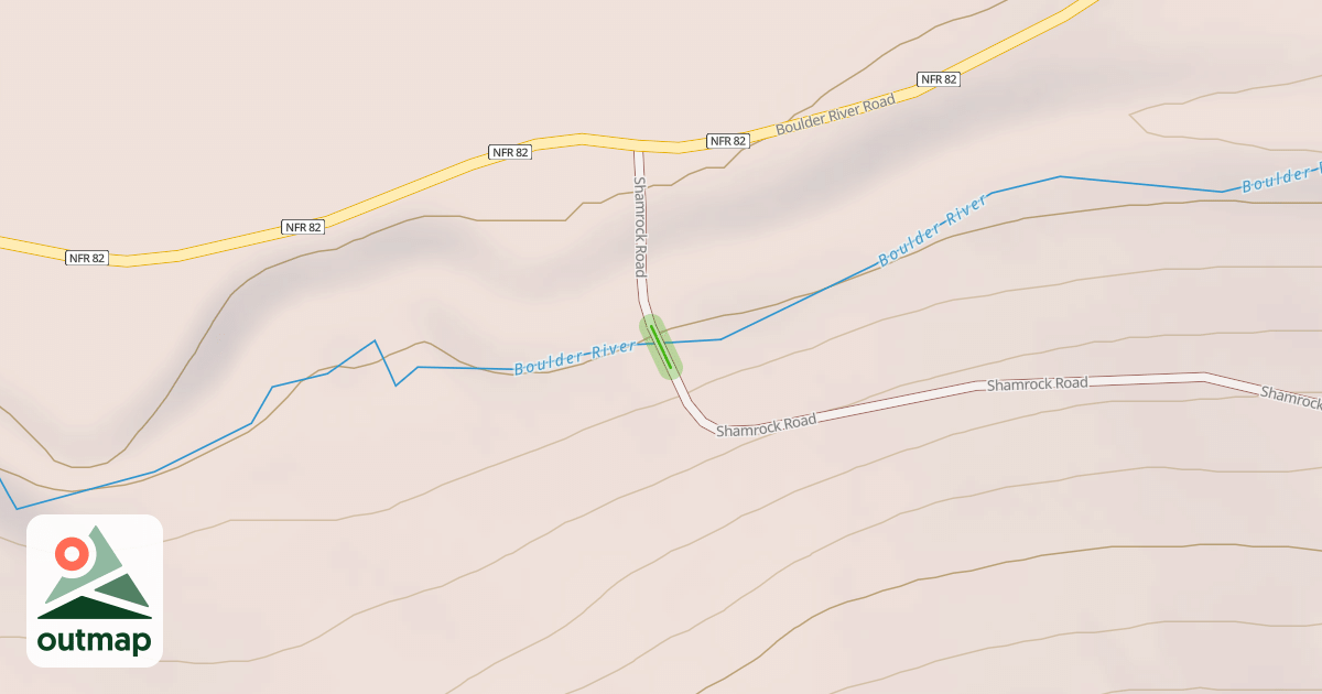 Map of Shamrock Road
