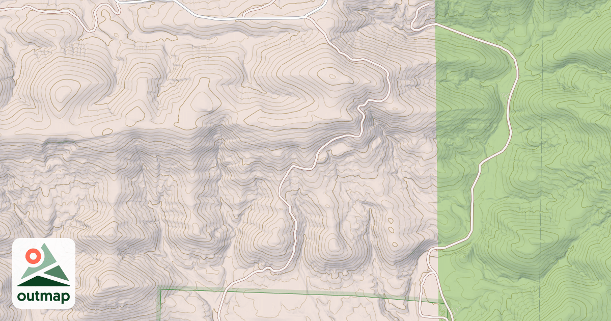 Map of HIGHLAND-BRUSHY KNOB