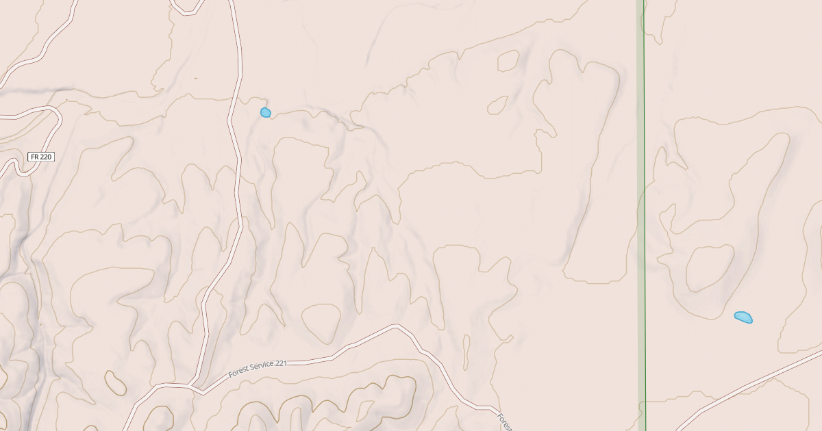 Map preview of USFS National Forest System Roads {067D656A-CA16-46B3-8D9A-38C8618974DE}