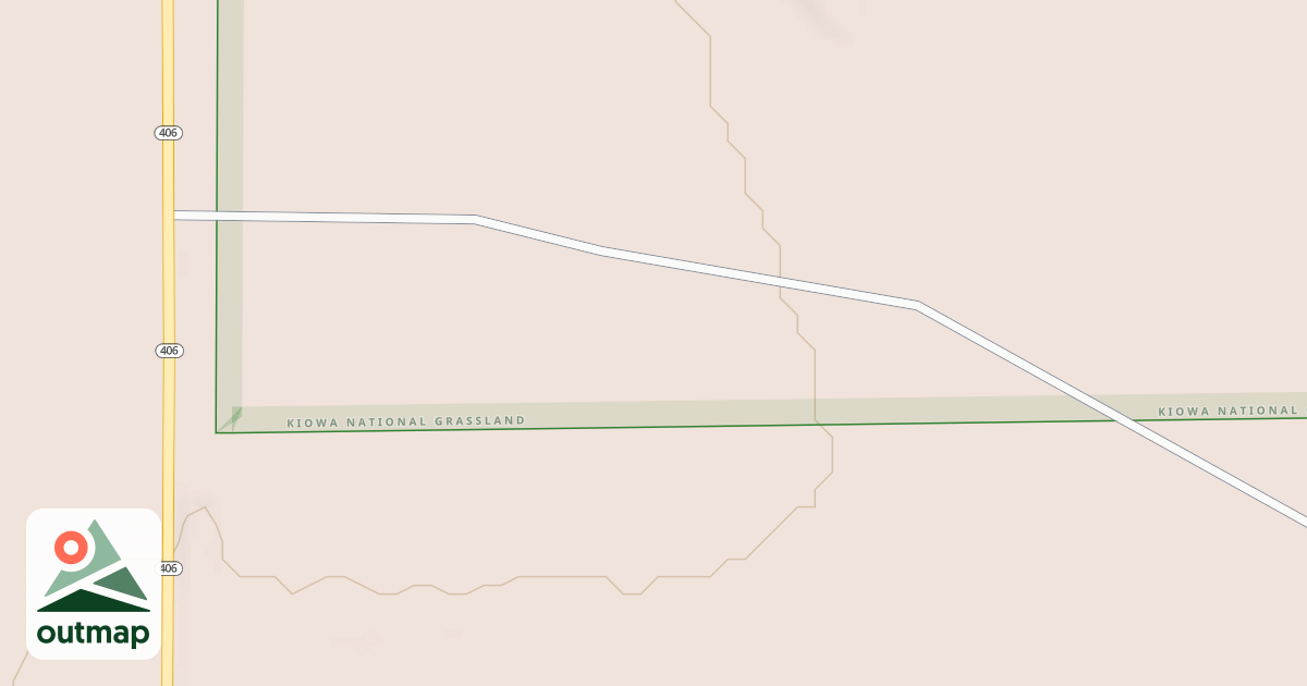 Map of RABBIT EAR MESA