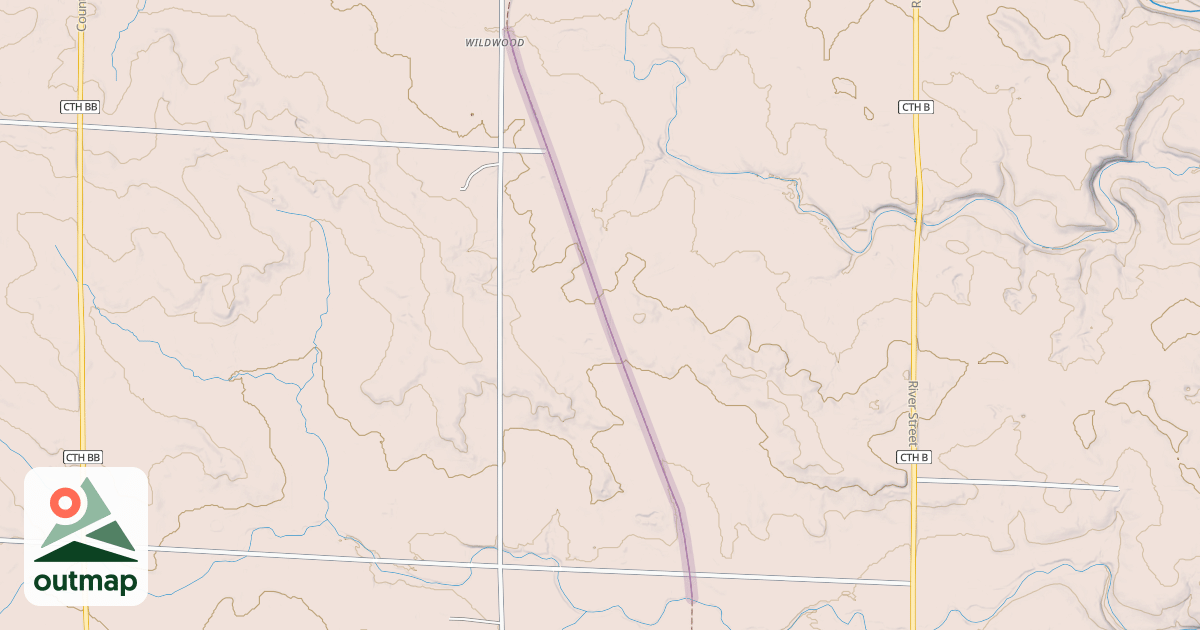 Map of Wildwood Trail