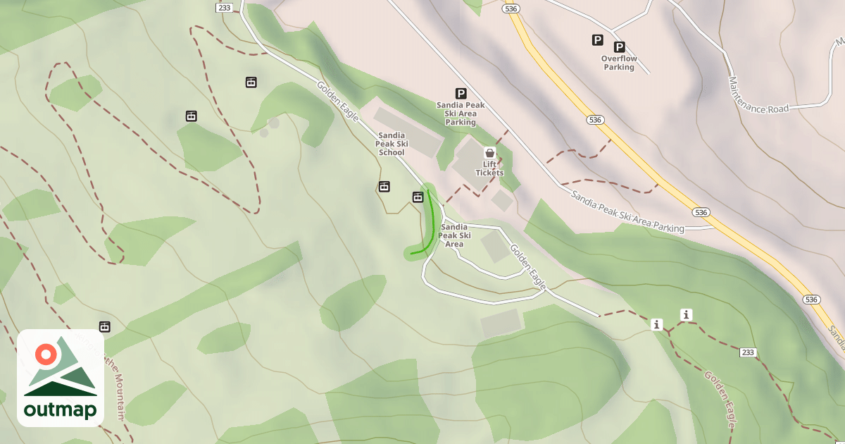 Map of Lift 3 On Ramp