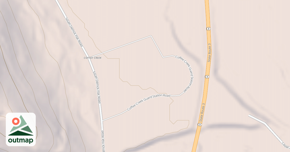 Map of COFFEE CR GUARD STATION