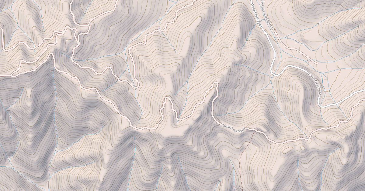 Map preview of CORRAL CREEK