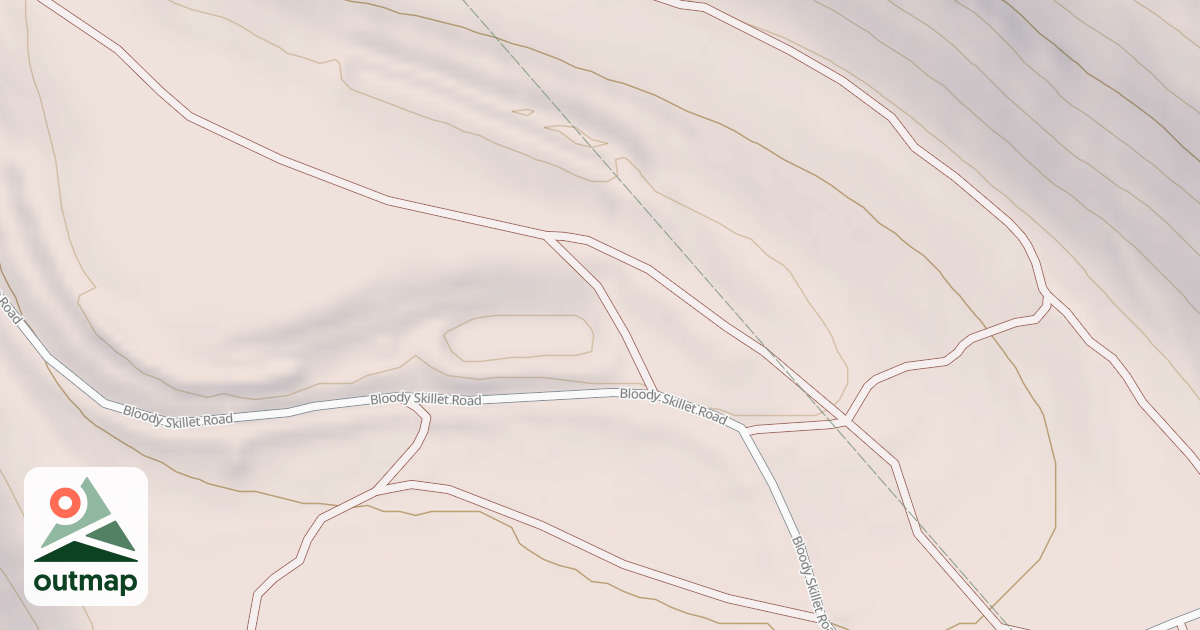 Map of Bloody Skillet ATV Trail