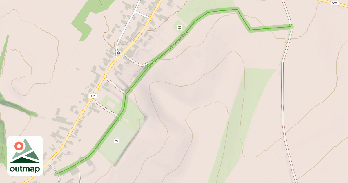 Map of Sentier rural du Tour de Ville
