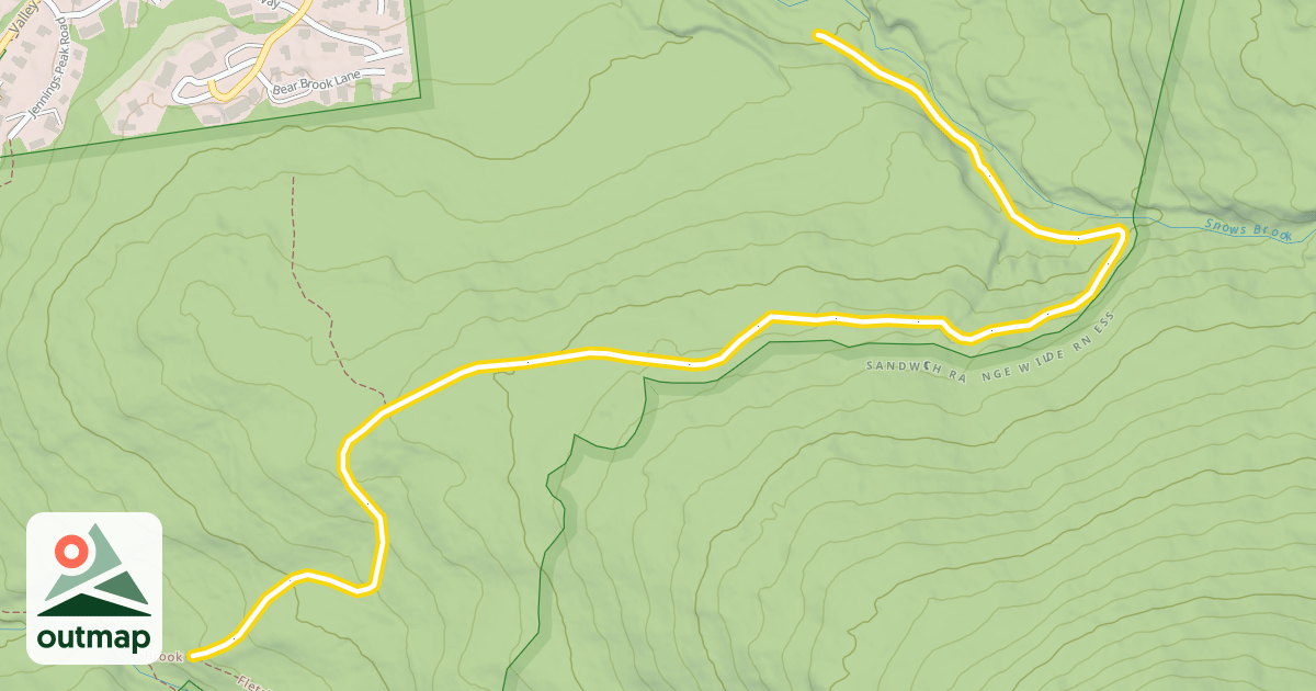 Map of 452 - Drakes Brook