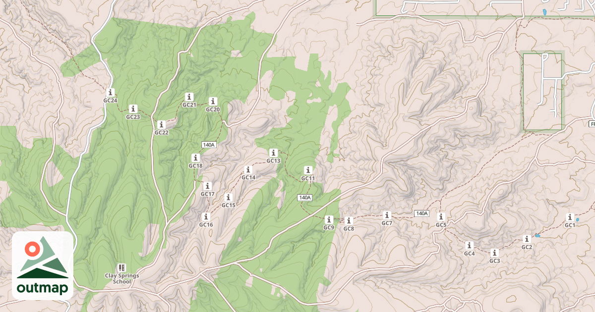 Map of HUB POINT