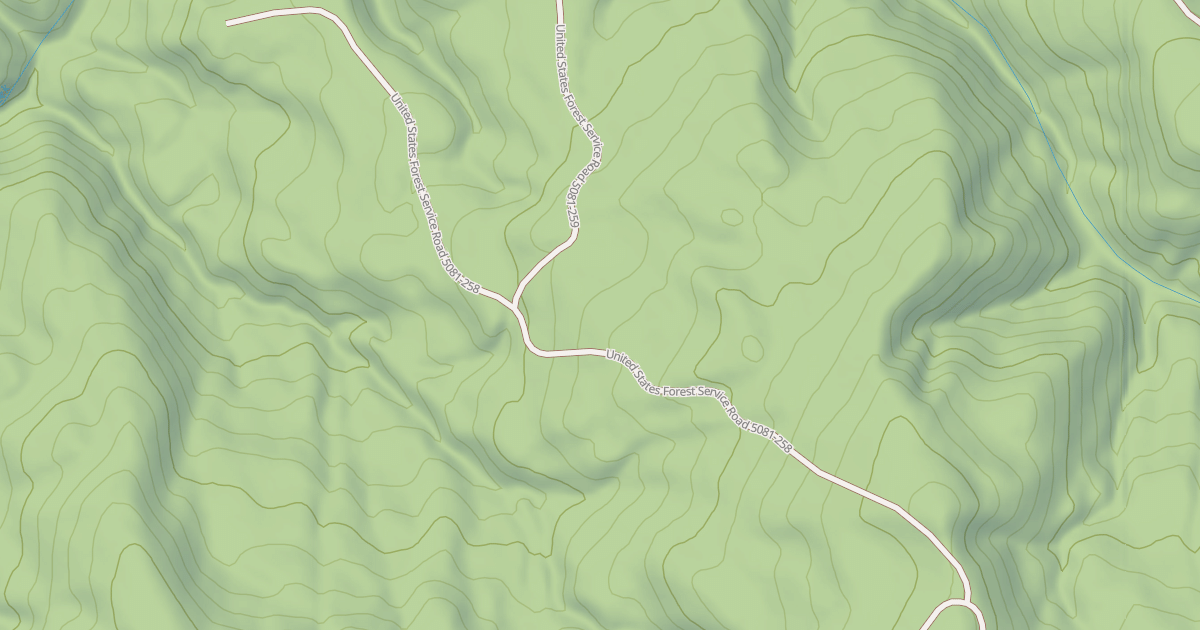 Map preview of USFS Motor Vehicle Use Map Roads {B02DBDA2-14F7-4B43-BA05-734E866794B8}