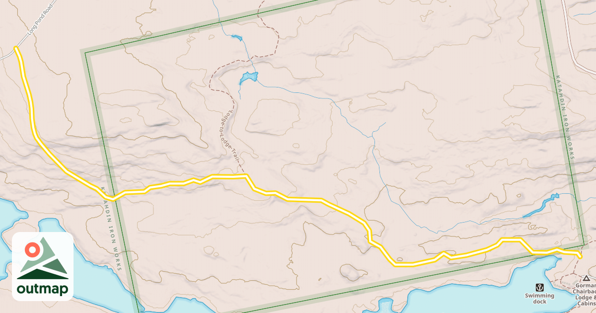 Map of Gorman Lodge Trail