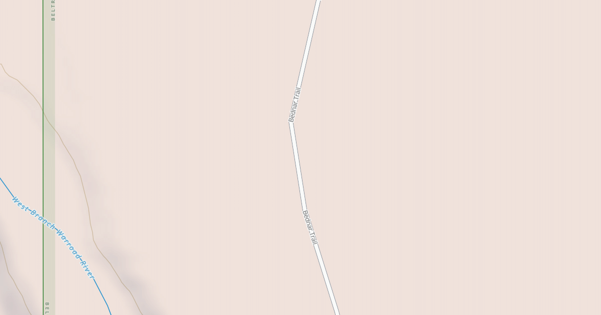 Map preview of Warroad/Roseau Trails