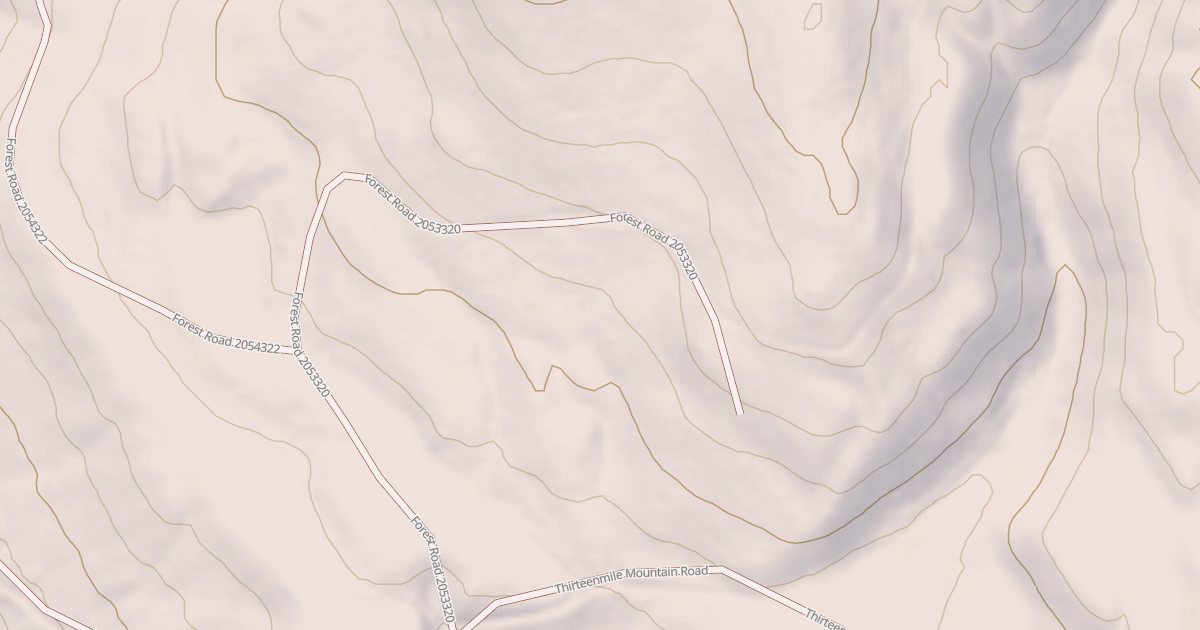 Map preview of USFS Motor Vehicle Use Map Roads {9823EC5B-4B82-44BB-9C40-021C2D21CC8F}