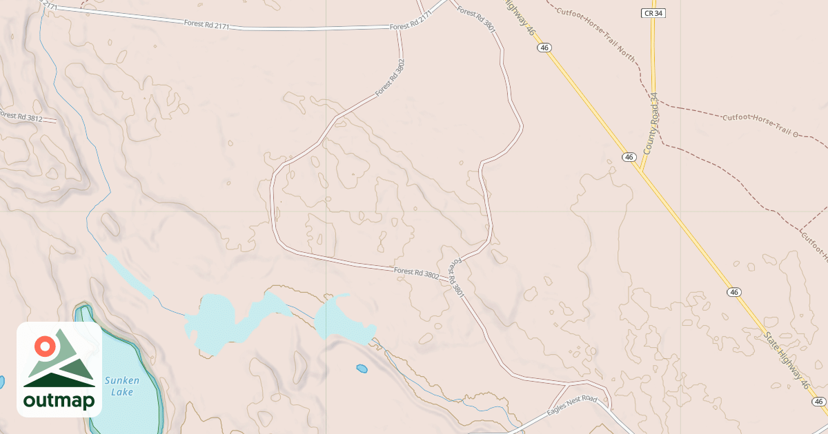 Map of AMIK LAKE