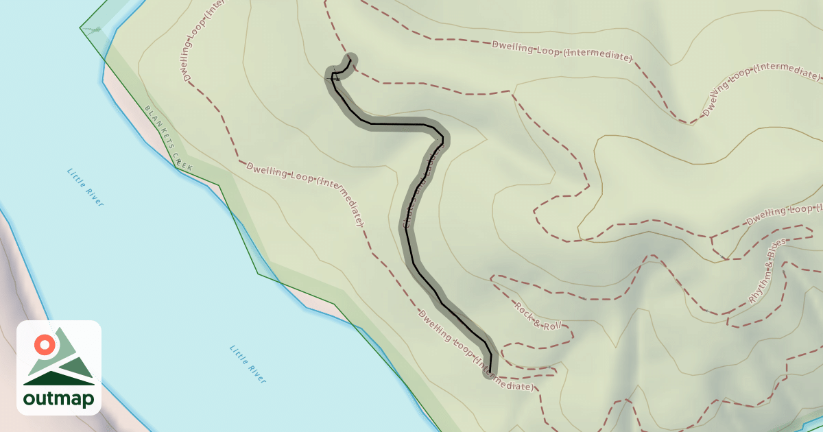 Map of Chutes and Ladders