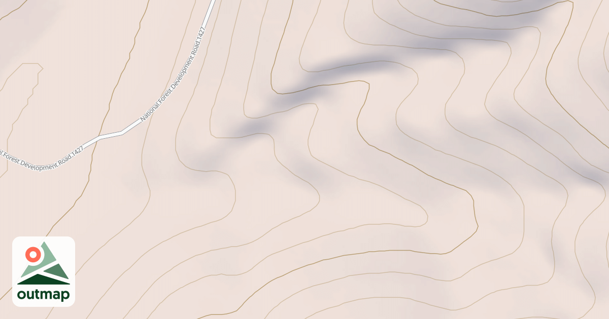 Map of STRYCHNINE RIDGE