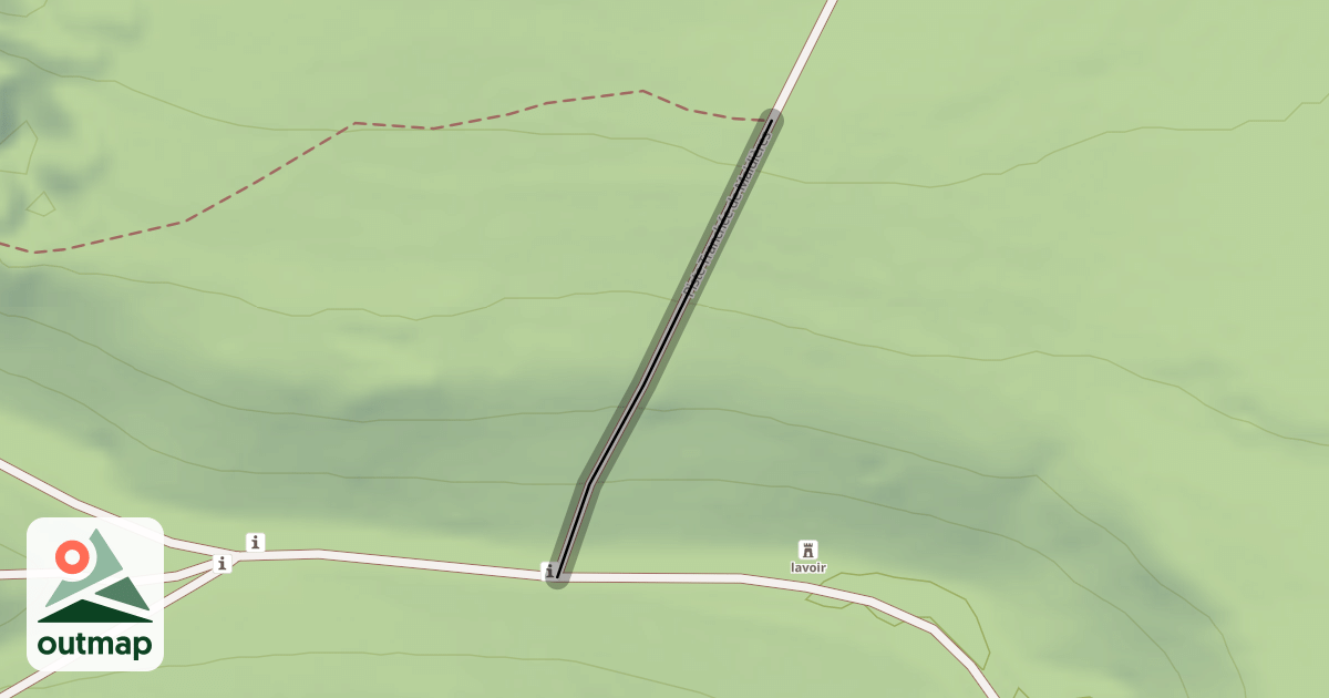 Map of Piste Tranchée de Maidières