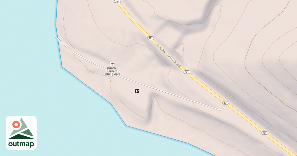 Map of DUNKLE CORNER BOAT
