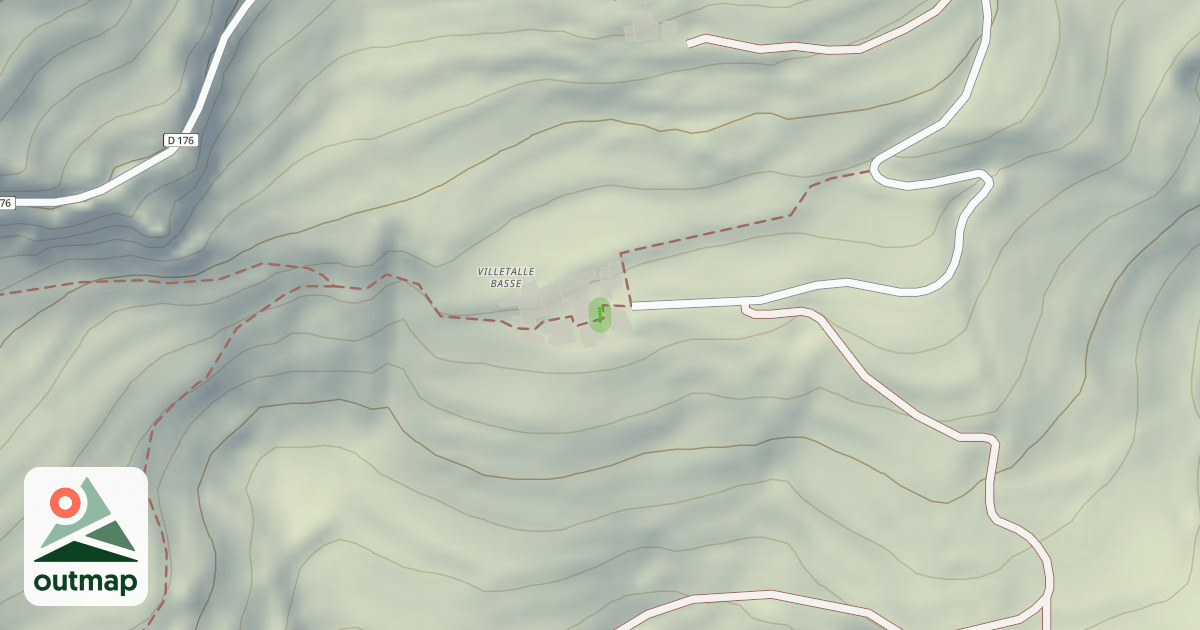 Map of Rue des Lilas