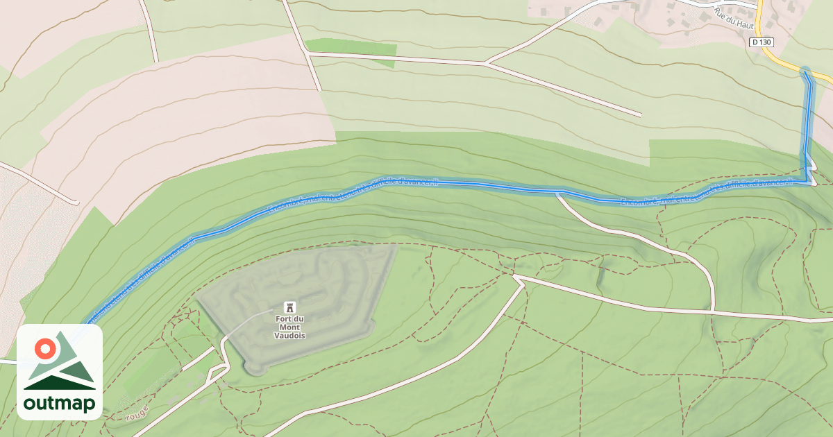 Map of Encombré, mal entretenu très difficile d'avancer !!