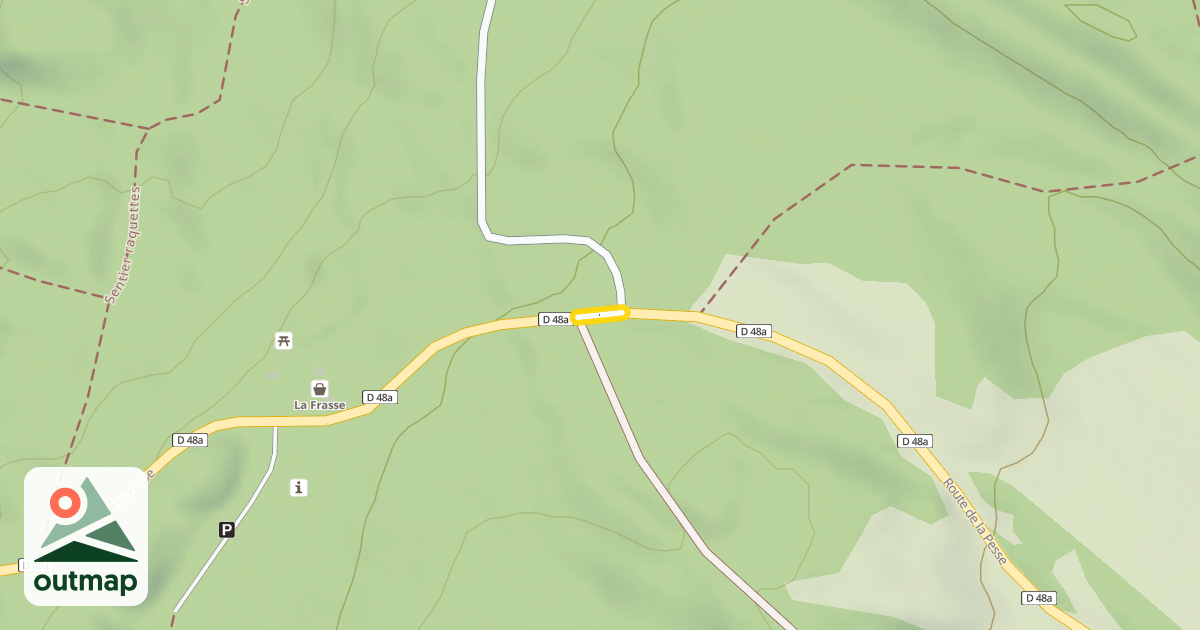 Map of Route de la Pesse