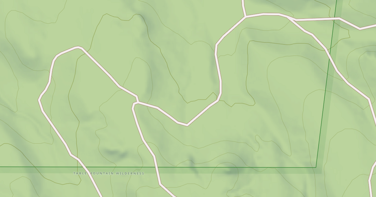 Map preview of MORGAN CREEK SPUR