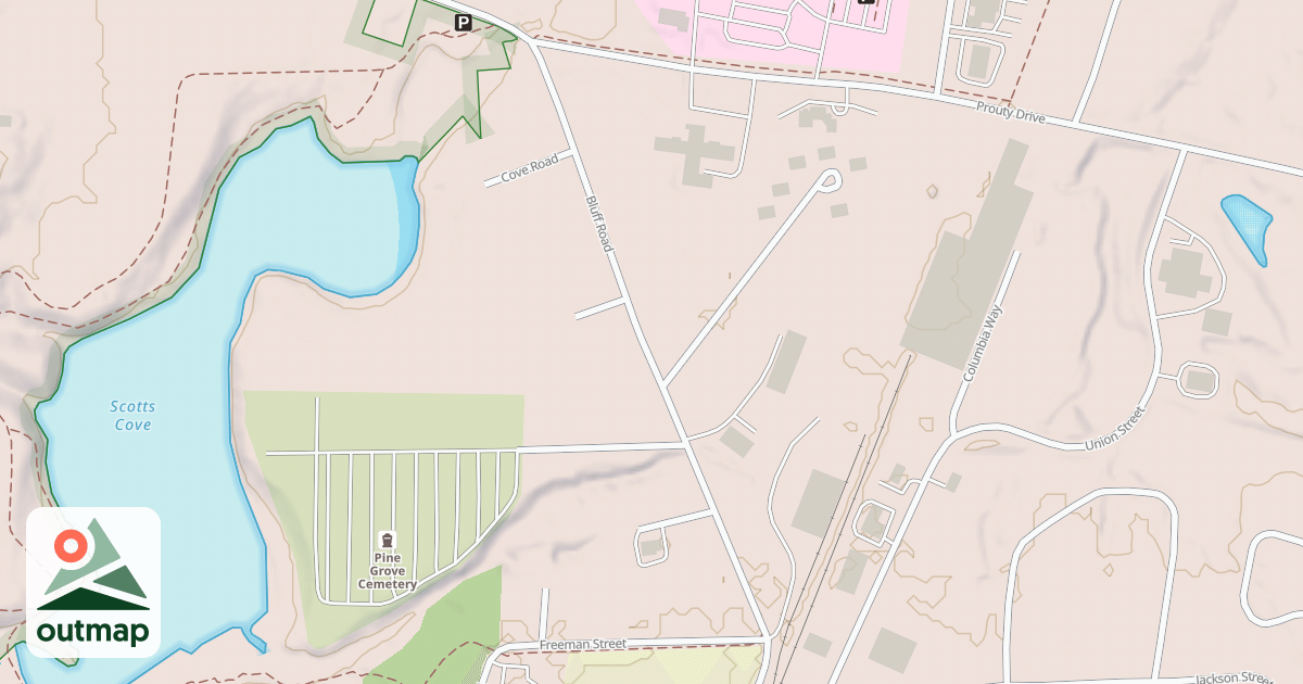 Map of Newport Bike Path