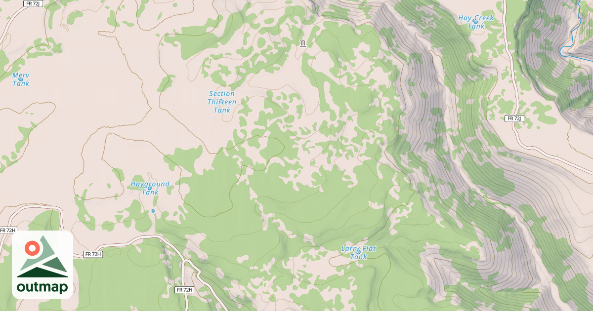 Map of USFS National Forest System Roads {359783AA-A412-421E-A43B-8BD031FCDC7C}