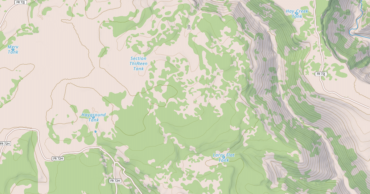 Map preview of USFS National Forest System Roads {359783AA-A412-421E-A43B-8BD031FCDC7C}