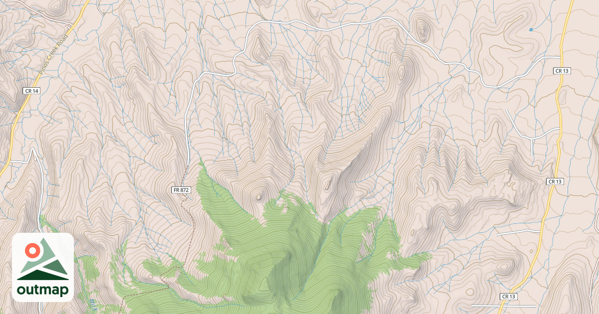 Map of CEDAR SPRINGS