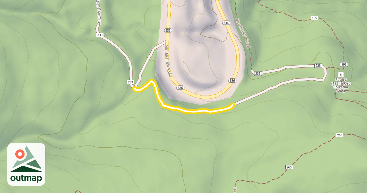 Map of Challenge Trail
