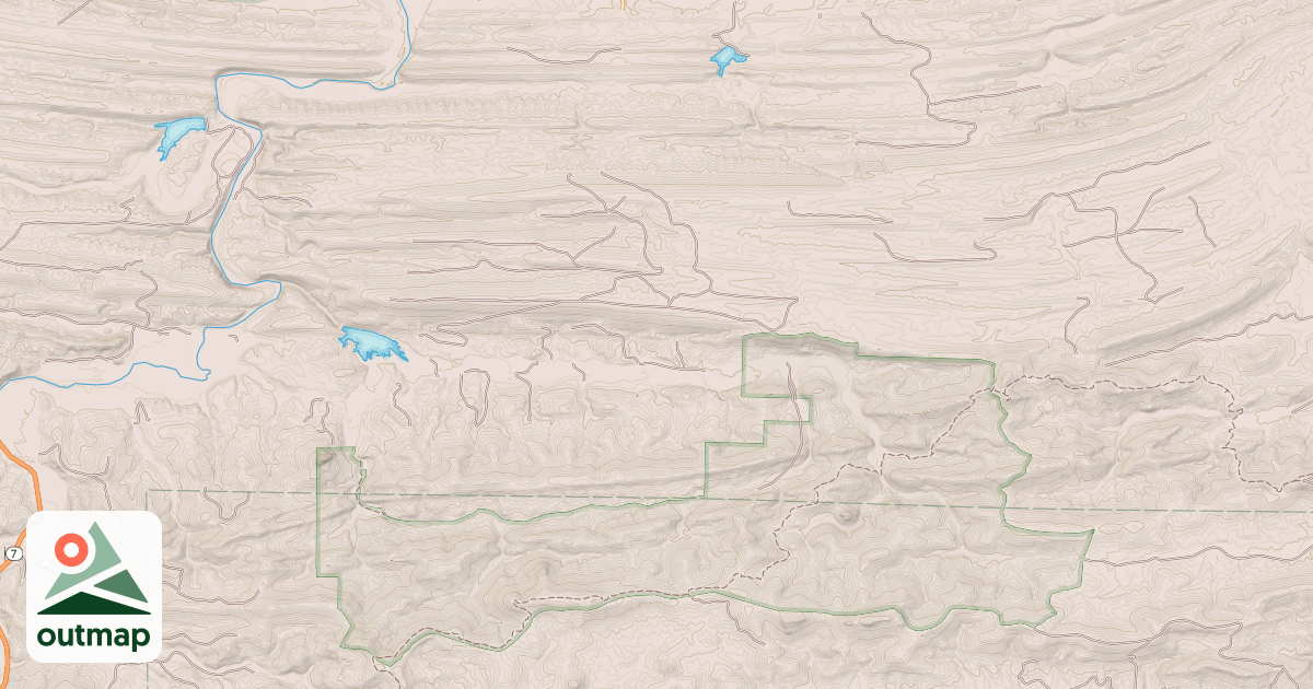 Map of NORTH FORK