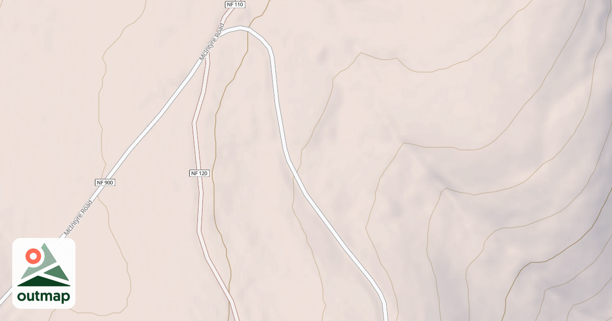 Map of USFS Motor Vehicle Use Map Roads {9725E834-C1E1-46B3-AD62-E1D121D7697B}
