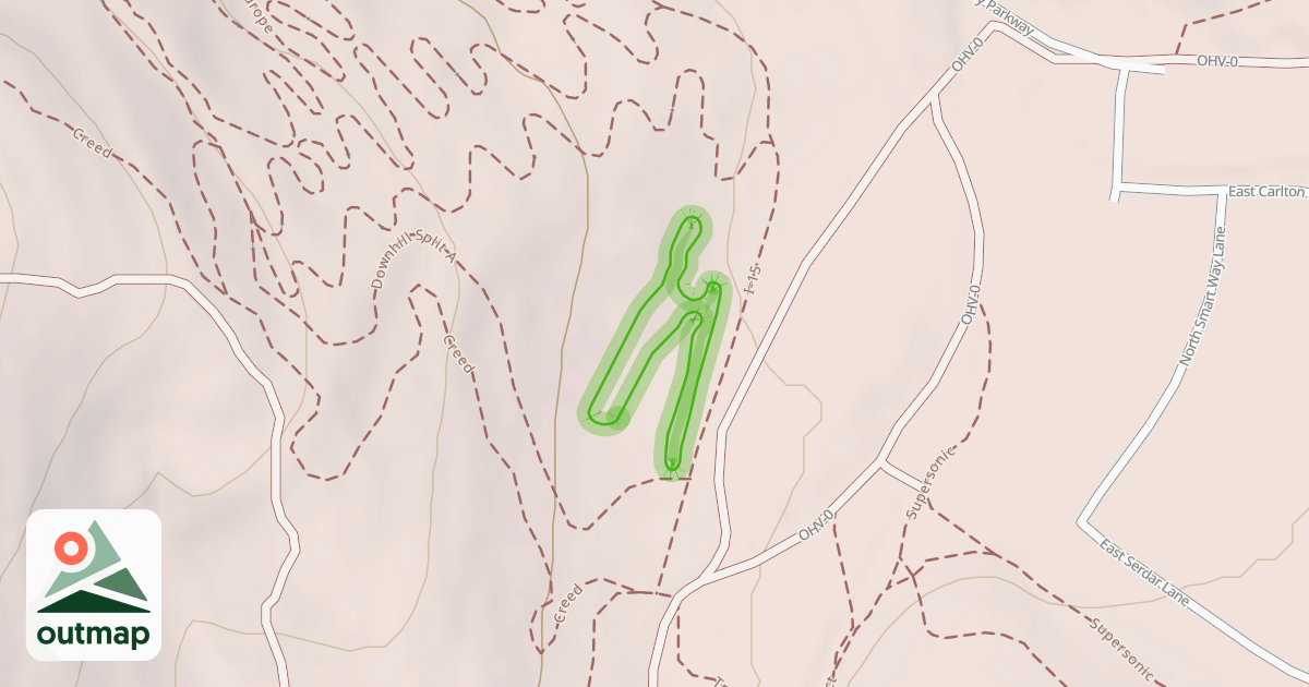 Map of Tears for Fears Trail