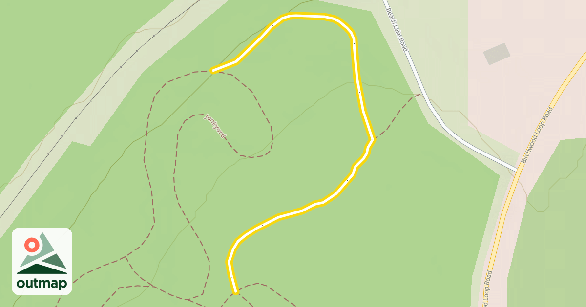 Map of Lower Lot Trail